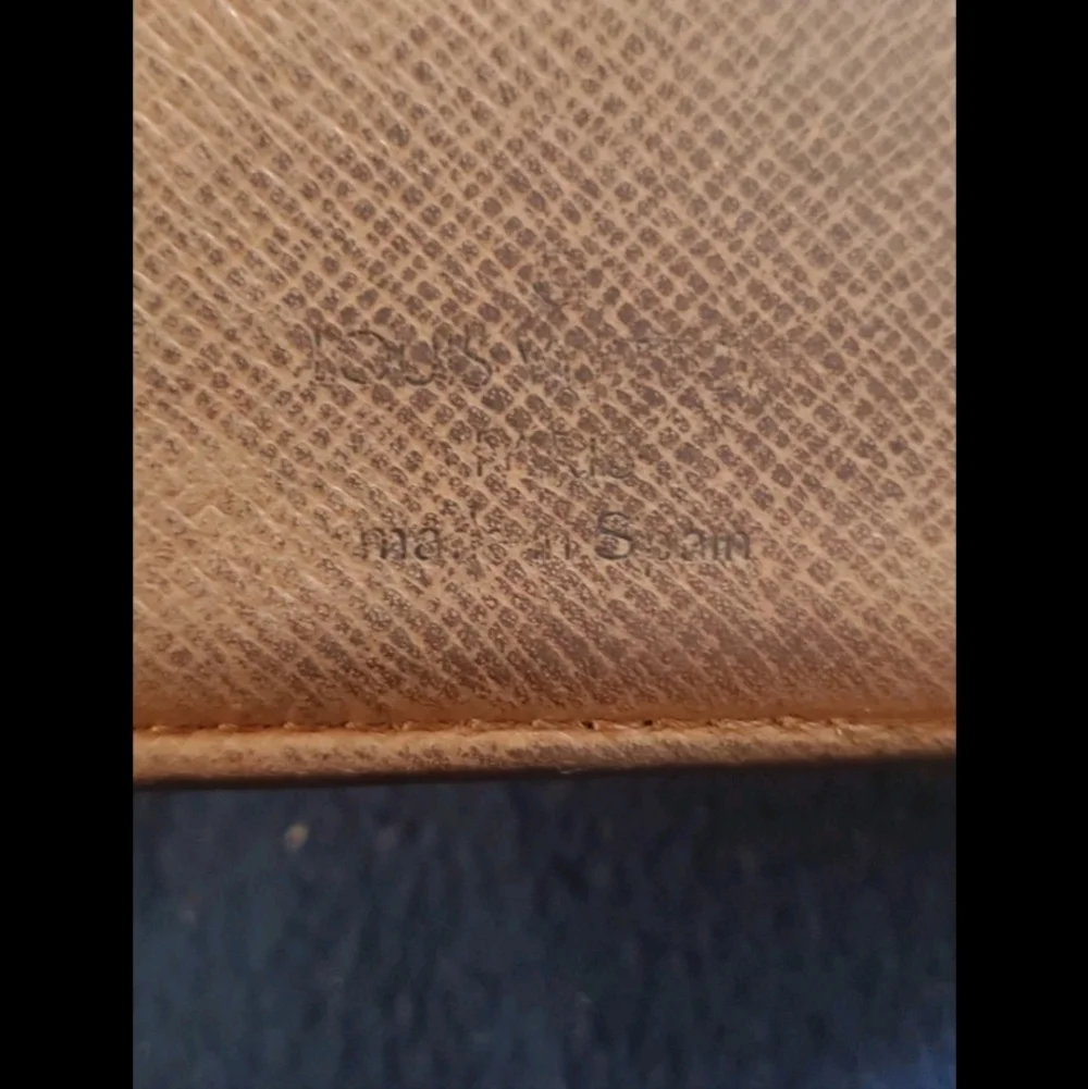 Louis Vuitton Brown Monogram Bi Fold Wallet Coated Canvas Leather